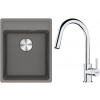 Set Franke G252ŠK (dřez MRG 610-37 RTL Šedý kámen + baterie FS 3229.031 LINA NEW Chrom) 114.0700.695