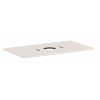 Hansgrohe Xilesa E - Doska pod umývadlo, 98x55 cm, výrez uprostred, matná béžová 54276780
