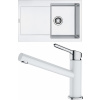 Set Franke G192 (dřez MRG 611 Bílá-led + baterie FC 3054.094 ORBIT Chrom/Bílá-led) 114.0650.611
