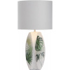 Candellux Palma stolová lampa 1x60 W biela-zelená 41-79978