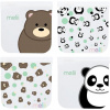 Melii Opakovateľne použiteľné vrecká na desiatu 4ks Panda Medveď