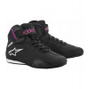 Topánky STELLA SEKTOR, ALPINESTARS, dámske (čierna / fialová) 36