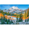 Puzzle 1000 dielikov Národný park Mount Rainier Castorland krajina hory les 9+