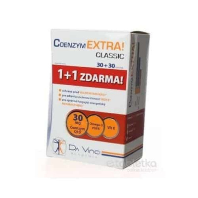 DaVinci Coenzym ExtraClassic 30 mg 60 kapsúl