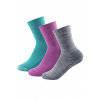 Dětské ponožky Devold Daily Merino Medium Sock 3pk Kid Girl Mix