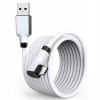 KABEL USB 3.0 USB-C OCULUS QUEST 1/2/PC/ STEAM VR 5 Gbit/s BIELY 5 m