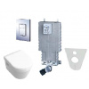 set Villeroy Boch O.novo Ceramic+DirectFlush, GROHE 38 825 nádžka, tlačidlo chrom,sedátko 5684HRR1+38825