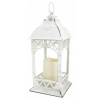 Lampáš, svietník - Lucerna biele LED Lantern DEKORATÍVNE svietenie (Lampáš, svietník - Lucerna biele LED Lantern DEKORATÍVNE svietenie)