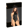 Erotické spodné prádlo Čierne vinylové body Posuvník Latex Lack Wetlook M