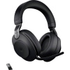 Jabra Evolve2 85 MS náhlavná súprava cez ucho Bluetooth, káblové, 28599-999-889, stereo, čierna, Redukcia šumu mikrofónu; 28599-999-889