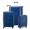 Cestovné kufre set 3ks Roncato Skyline 2.0 S,M,L 225 L modrá