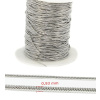 Řetízek Had z chirurgické oceli - 1m - Nerez SL / 0,9mm / 316L