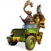 CUKROVÁ TLAČ jedlý obrázok na tortu Cukrová hmota Madagaskar #2 + MENO TEXT