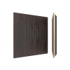 Vicoustic Wavewood Ultra Lite Dark Wenge, pack 8 ks (Panel Wavewood Ultra Lite je vyrobený z materiálu Standard MDF a melamínu, vysoko odolného materiálu.)