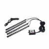 LED RGB vnútorné / vonkajšie osvetlenie 12V - 4x 12SMD LED RGB pásik / Bluetooth / ovládanie telefónom