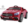 Joko elektrické autíčko Mercedes SL65 AMG lakované penové kolesá kožené sedadlo USB červená