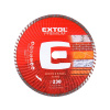 EXTOL PREMIUM Kotúč diamantový rezný, turbo - suché aj mokré rezanie, ? 230 × 22,2 × 2,8 mm 108755