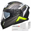 Motocyklová prilba HORN Hirs XL 61-62 cm blenda pod interkom ECE22.06 pinlock