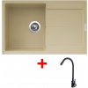 Sinks Ultima 790 Sahara + Elasta čierny matný