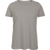B&C | Inspire T /women, Dámske tričko Medium Fit z bio bavlny, sivá light, S