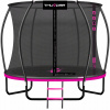 ZÁHRADNÁ trampolína THUNDER INSIDE ULTRA 244CM + SET osvetlenia korunky (Záhradná trampolína 8ft 244CM pružná podložka jednoduchá montáž zábava Thunder)