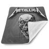 Sablio Deka pre bábätko METALLICA Lebka Sivá - 80x100 cm