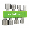 EXTOL CRAFT 10213 hlavice nástrčné do vrtačky, sada 8ks, 5-13mm