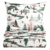 Bavlnené posteľné obliečky vianočné ZASNEŽENÁ KRAJINA Veľkosť: 200x220, 2vankúše 70x80