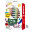 Ergonomické farbičky pre ľavákov - STABILO EASYcolors - 12 ks sada so strúhadlom - STABILO