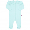 NEW BABY Dojčenský bavlnený overal New Baby Stripes ľadovo modrá Veľ. 68