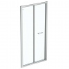 Ideal Standard Connect 2 Skladacie sprchové dvere, 100 cm, silver bright/číre sklo K9289EO