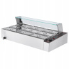 SucceBuy Ohrievač na jedlo 9x5QT 1500W Výška 15CM Nerezová Oceľ
