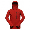 Bunda pánská ALPINE PRO HOOR softshellová červená 3XL