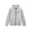 mikina AGELESS CHEST HOODIE, ALPINESTARS (šedá/černá, vel. XL) M180-439-XL