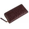 Dámská kožená peněženka majolika vínová na zip