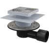 ALCAPLAST APV3444 Podlahová vpusť 150 × 150/50/75 bočná