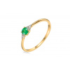 iZlato Forever Prsteň so smaragdom a diamantmi Yasma, 9K IZBR585SHR