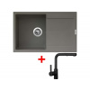 Sinks ULTIMA 790 Truffle + ENIGMA S čierná matná