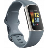 Modrý inteligentný náramok Fitbit Charge 5 (Smartband FITBIT Charge 5 Steel Blue Bluetooth GPS)