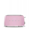 Smeg TSF02PKEU, toustovač / topinkovač, 4 toasty, 6 úrovní opékání, zásuvka na drobky, styl. 50. let, růžový (TSF02PKEU) Smeg TSF02PKEU, toustovač / topinkovač, 4 toasty, 6 úrovní opékání, zásuvka na drobky, styl. 50. let, růžový (TSF02PKEU)