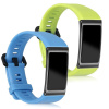 Silikónový remienok Huawei Band 3 Pro / Band 4 Pro – sada 2ks (modrá,zelená)