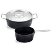 Fissler Súprava hrncov ADAMANT, sada 2 ks, čierna, hliník