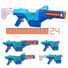 PIŠTOĽ KARABIN NERF N SHADOW STORM 6V1 ZAMERIAVAČ KOLBA LUFA F8635