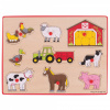 Bigjigs Toys Vkladacie puzzle Farma