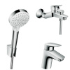 Batéria Hansgrohe chrbát logis crometta podložka (Batéria Hansgrohe chrbát logis crometta podložka)