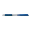 Guľôčkové pero, 0,22 mm, stláčací mechanizmus, PILOT Super Grip, modrá