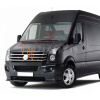 Nerez kryty prednej masky VW Crafter 2012-17 5 ks
