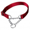 TRIXIE Nylonový polosťahovací obojok PREMIUM červená M-L:35-50cm/20mm