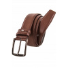 Opasok - Matt Brown Belt - mužský produkt (Pánsky pás pre nohavice Ekologická koža)