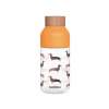 QUOKKA Ice Plastová fľaša DACHSHUND 570 ml